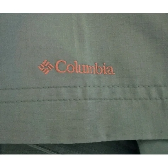 Columbia PFG Omni-Shade Women's 2X/2TF Blue Button Vented Shirt Zip Pockets - Picture 4 of 4